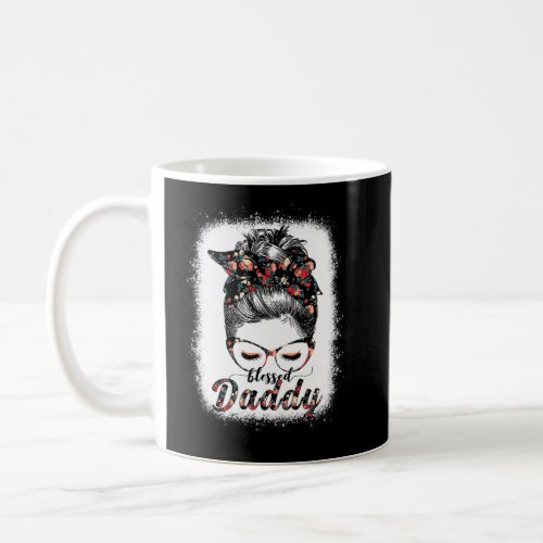 Blessed Daddy Messy Bun Women Happy Easter Mother Coffee Mug