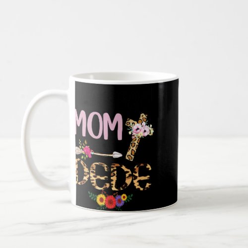 Blessed Dede Leopard Womens Floral Dede Mothers Da Coffee Mug