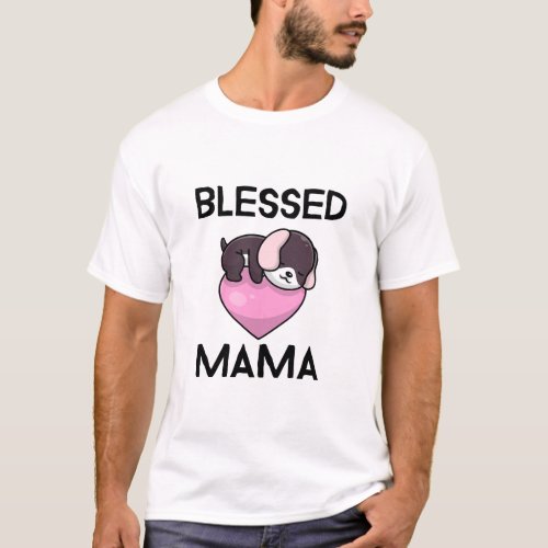 Blessed Dog Puppy Mama T_shirt 