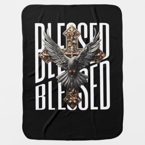 Blessed Dove Baby Blanket