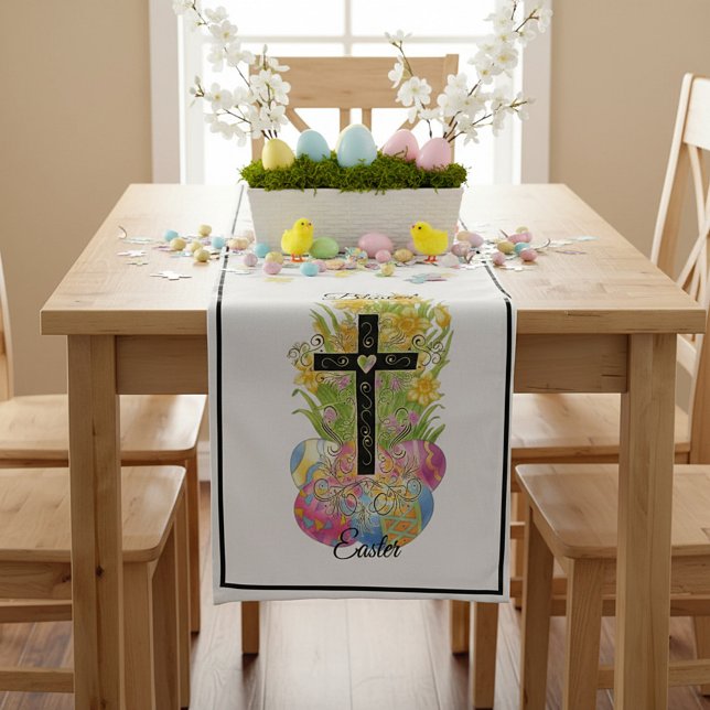 Blessed Easter Short Table Runner (Creator Uploaded)