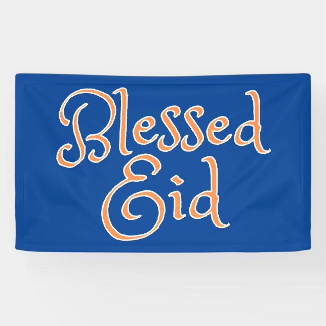 Blessed Eid Banner (Horizontal)