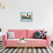 Blessed elegant stylish photo family canvas print (Insitu(LivingRoom))