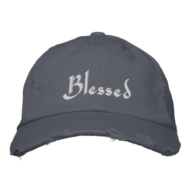 Blessed Embroidered Baseball Cap (Front)