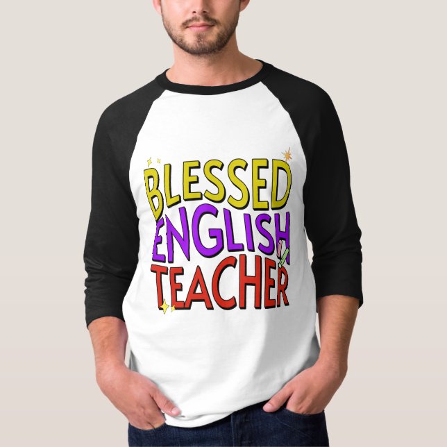 Blessed English Teacher T-Shirt (Front)