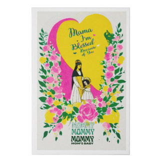Blessed Faux Canvas Print