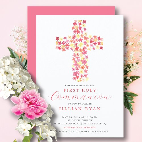 Blessed First Communion Invitation