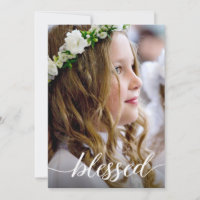 Blessed First Holy Communion Photo Thank you