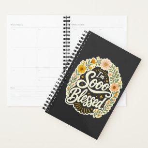 Blessed Floral Christian Faith Based Design Planner