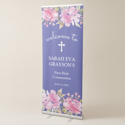 Blessed Foliage Retractable Banner