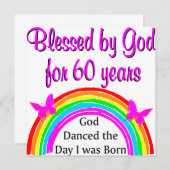 BLESSED FOR 60 YEARS (Front/Back)