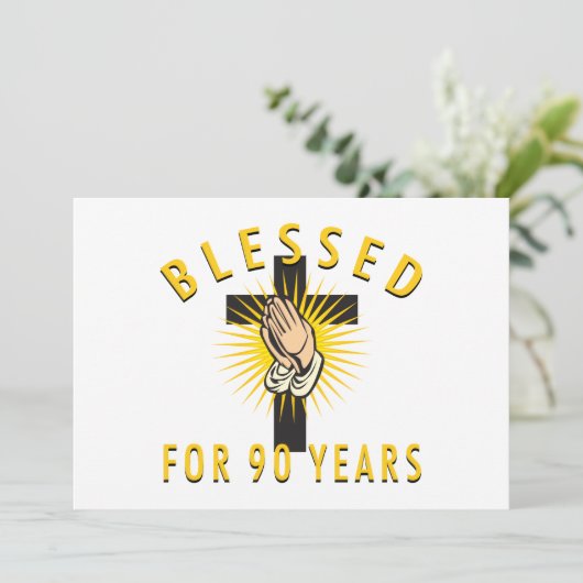 Blessed For 90 Years (Standing Front)