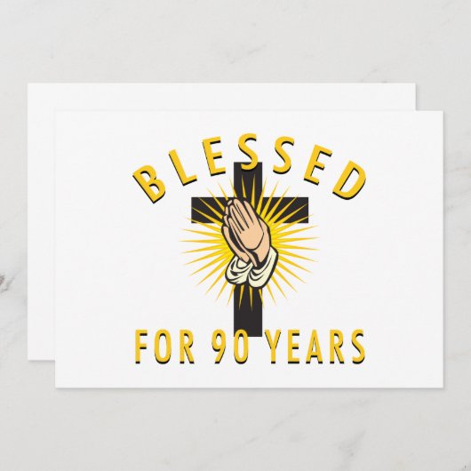 Blessed For 90 Years (Front/Back)