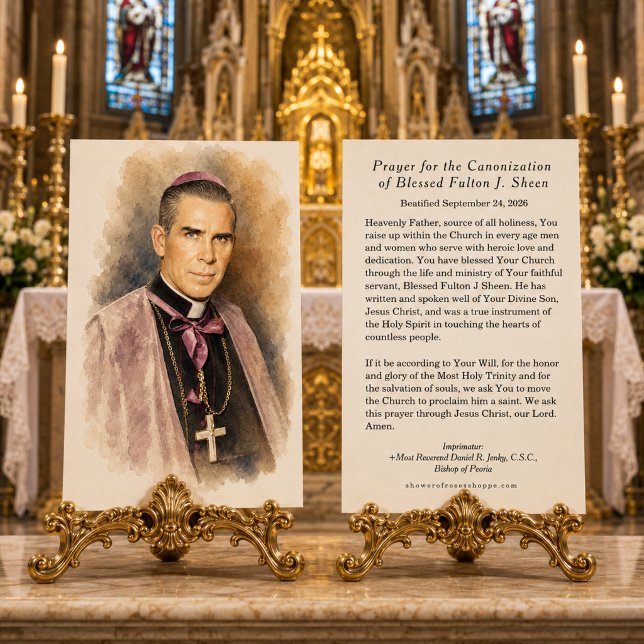 Blessed Fulton Sheen Canonization Prayer  (Creator Uploaded)