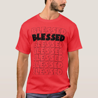 Blessed funny quote stars girl T-Shirt