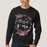 Blessed G-Ma Thanksgiving Floral Funny Gifts Sweatshirt