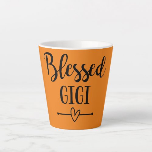 Blessed Gigi Funny Mother Day Mom Birthday  Latte Mug