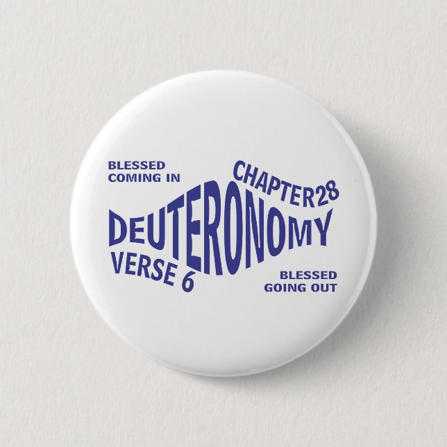 Blessed Going&Coming Eng Button (Front)