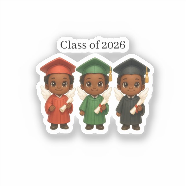 Blessed & Graduating 2026  Sticker (Front)