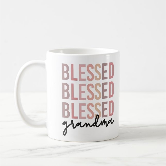 Blessed Grandma | Gifts for Grandma Coffee Mug (Left)