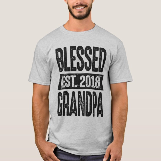 Blessed Grandpa Gifts T-Shirt (Front)