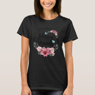 Blessed Grandy with Floral Mother s Day 2023 T-Shirt