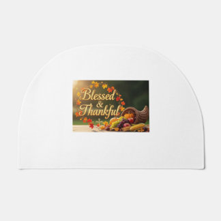 Blessed & Grateful Doormat - Inspirational