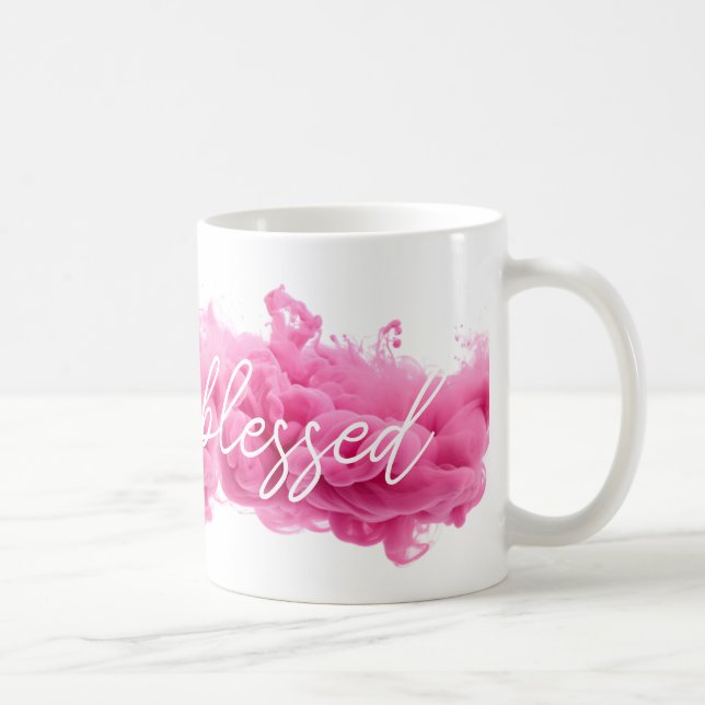 Blessed Grateful Thank You Gifts for Mom Dad Coffee Mug (Right)