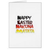 Blessed Happy Easter Hakuna Matata Holiday Season (Front)
