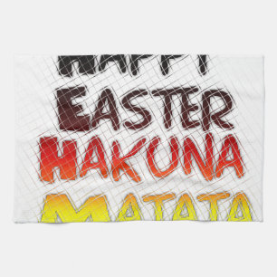 Blessed Happy Easter Hakuna Matata Holiday Season Towel