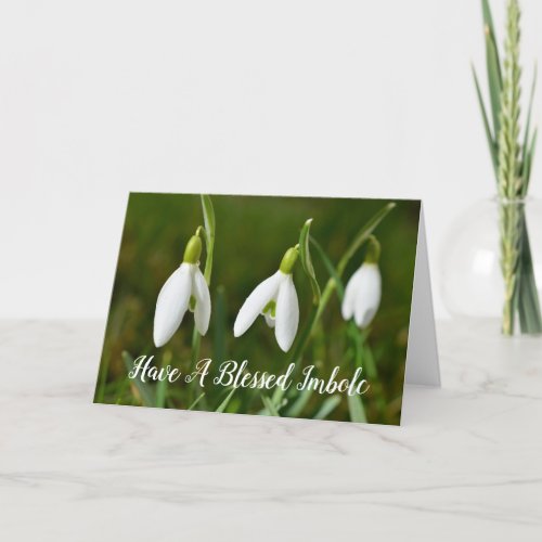 Blessed Imbolc Pagan Wiccan Holiday Sabbat Blank