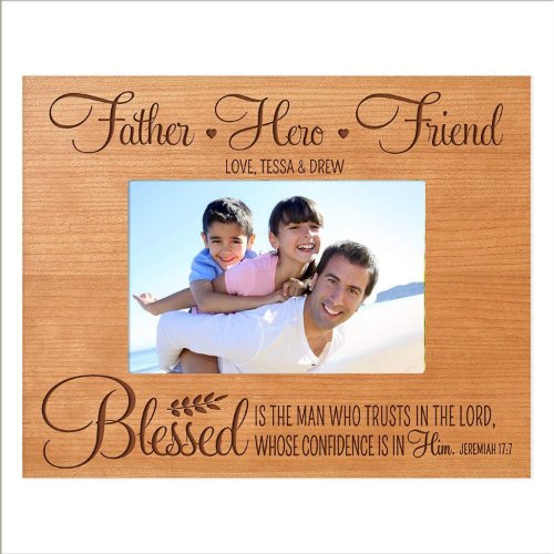 Blessed Is 4x6 Dark Faux Barnwood Picture Frame