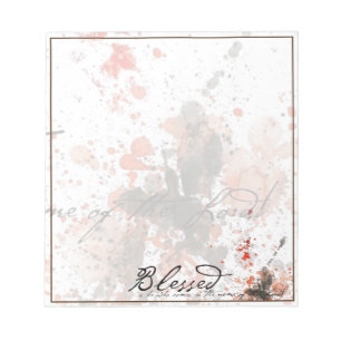 Blessed is he notepad