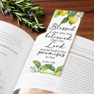 Blessed Is She Who Has Believed Luke 1:45 Bookmarks