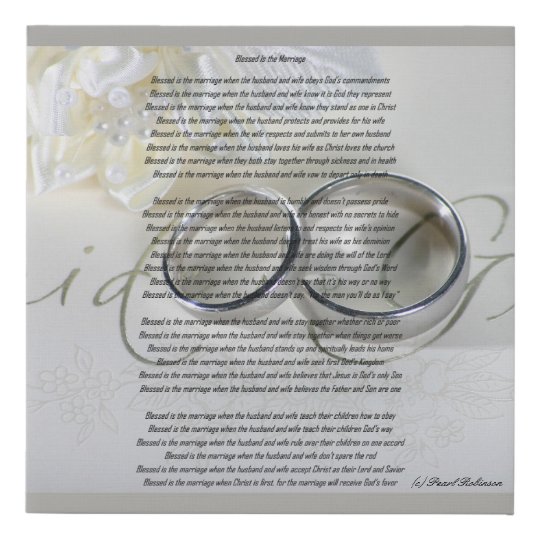 blessed is the marriage