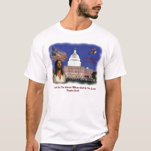 Blessed Is The Nation Whose God Is The Lord T_Shirt