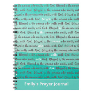 Blessed is the Woman Custom Prayer Journal