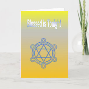 Blessed is Tonight Card