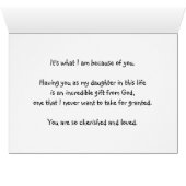 Blessed: It's What I Am Because of You Cards (Inside Horizontal (Bottom))