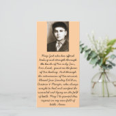 Blessed Jose Sanchez Canonization Prayer Cards (Standing Front)