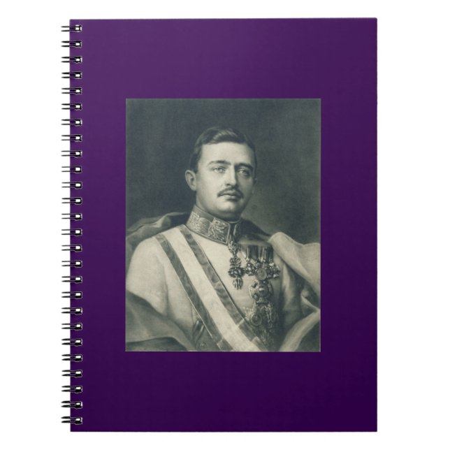 Blessed Karl of Austria Roman Catholic Monarchist Notebook (Front)