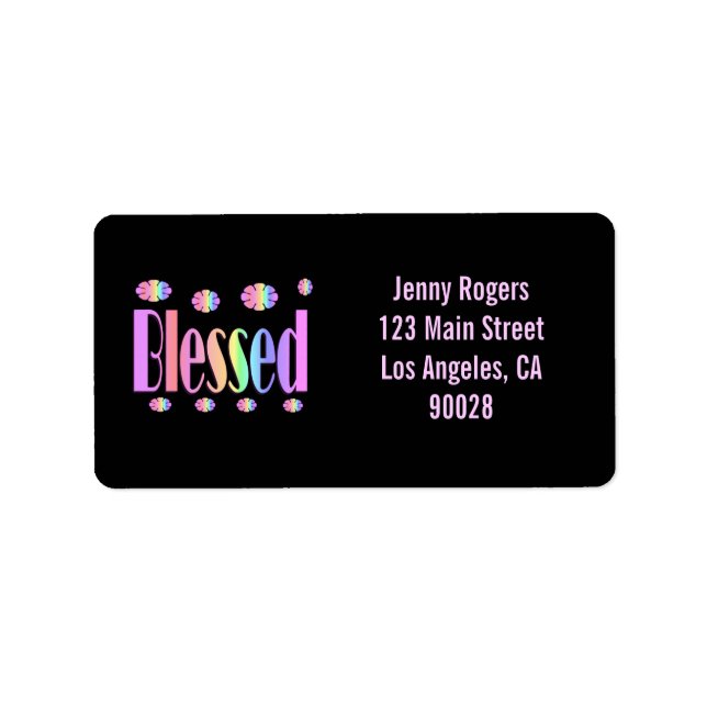 Blessed Label (Front)