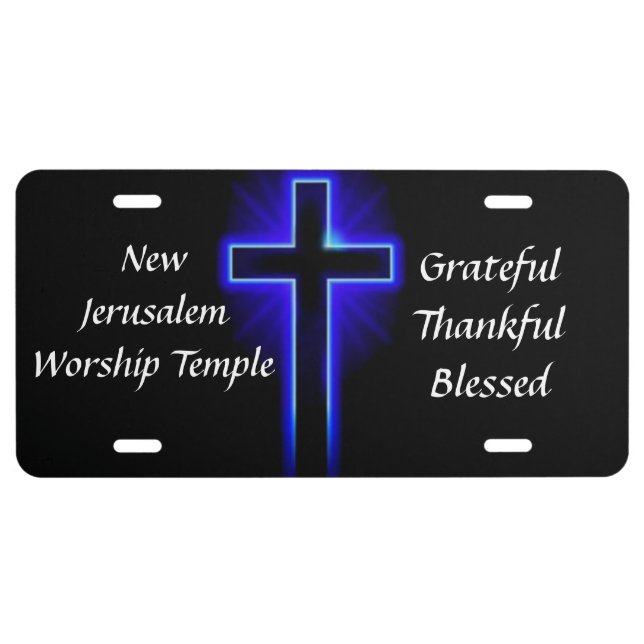 Blessed License Plate (Front)