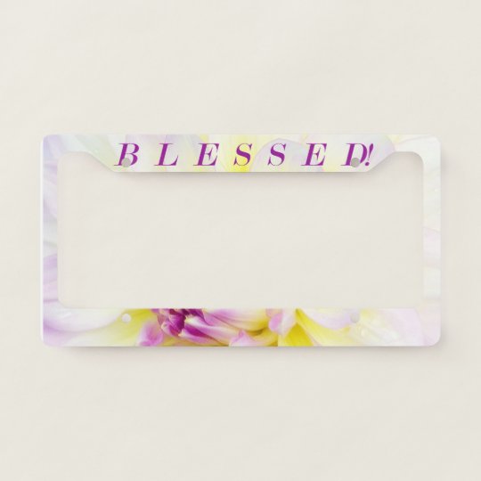 Blessed License Plate Frame