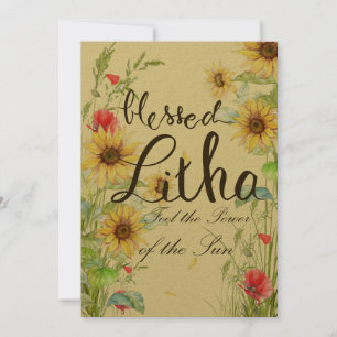 Blessed Litha Holiday Card
