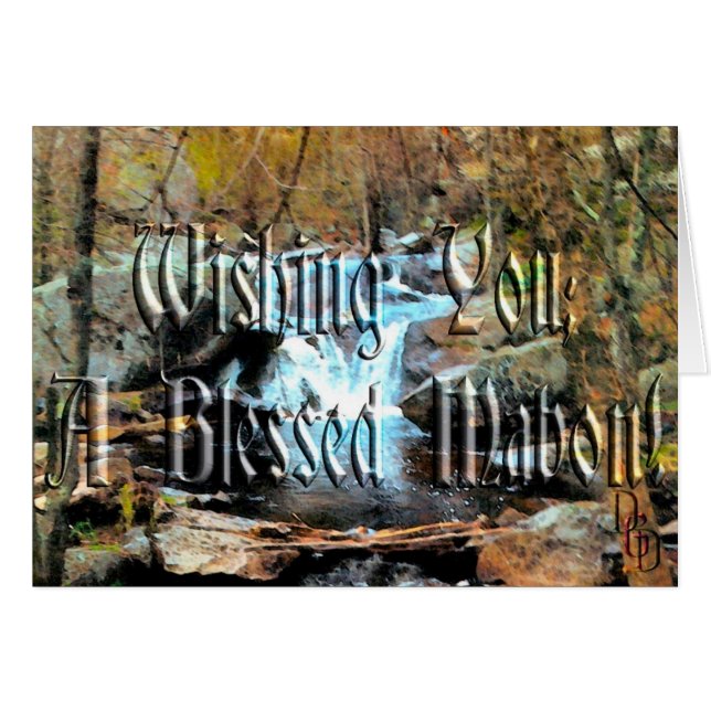 Blessed Mabon Cards (Front Horizontal)