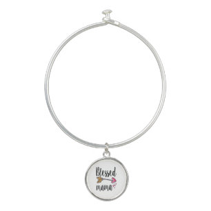 Blessed Mama Bangle Bracelet