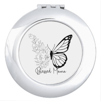 Blessed Mama Compact Mirror