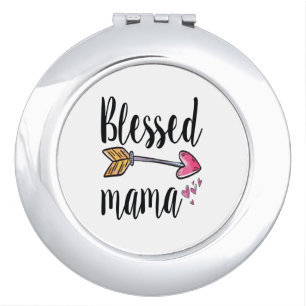 Blessed Mama Compact Mirror