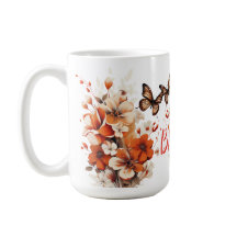 Blessed Mama Floral Butterfly